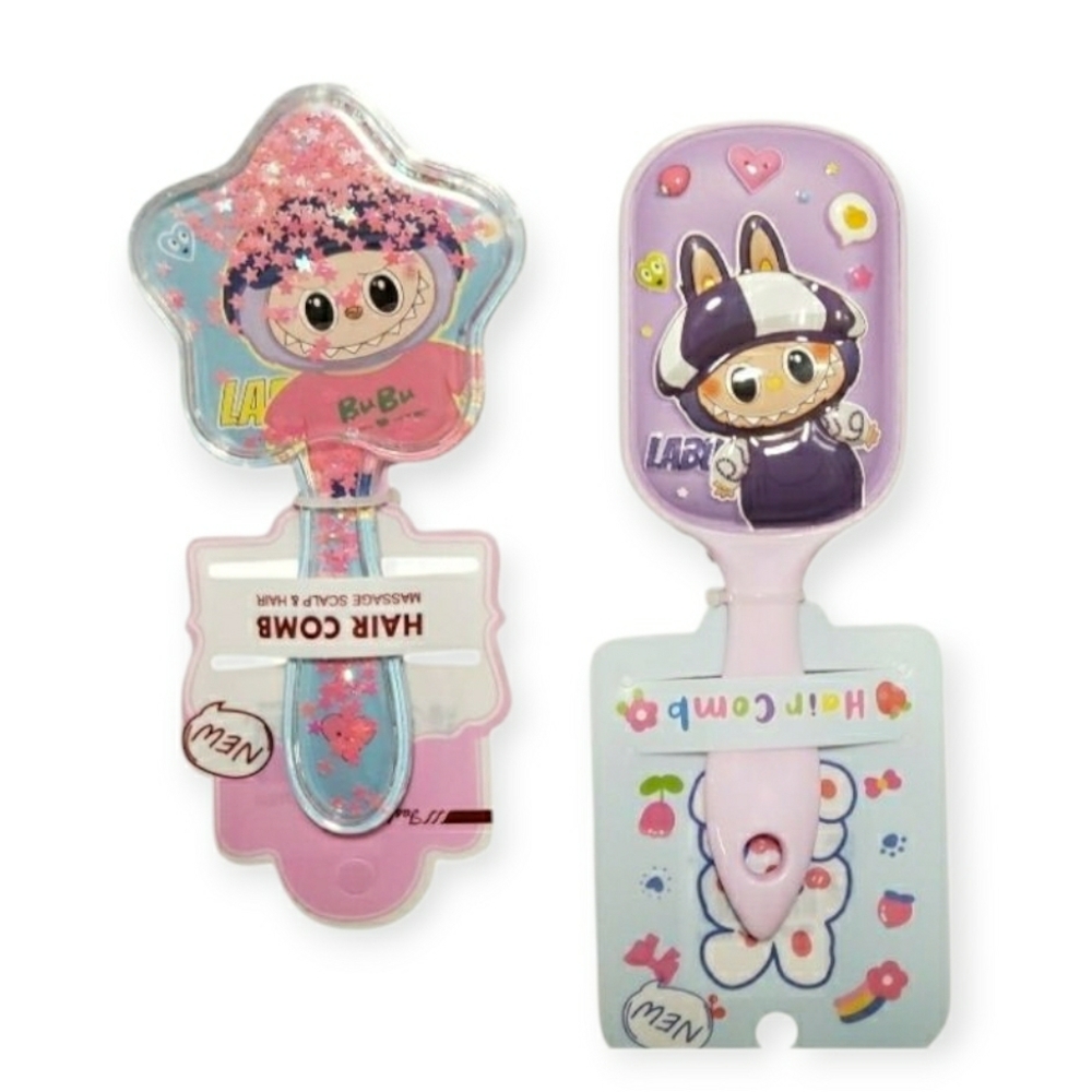 LaBuBu Kids Hair Paddle Brush Receive 8 Total - Picture 2 of 3